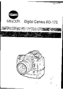 Minolta RD 175 manual. Camera Instructions.